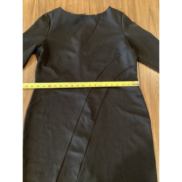 Doncaster Black Mini Shift Dress 3/4 Sleeve Formal Business Office Classic 14 - Picture 10 of 16